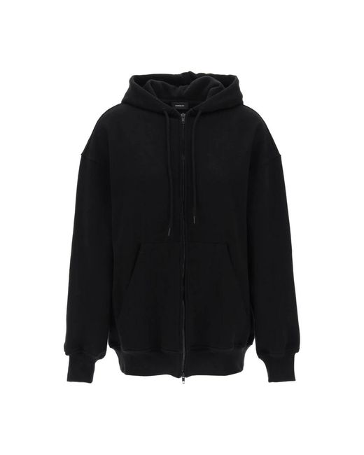 Sweatshirts & hoodies > zip-throughs Wardrobe NYC en coloris Black