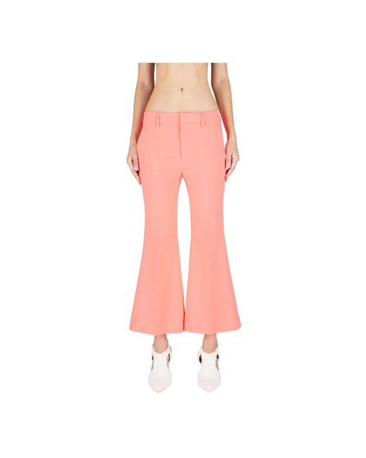 DSquared² Pink Wide Trousers