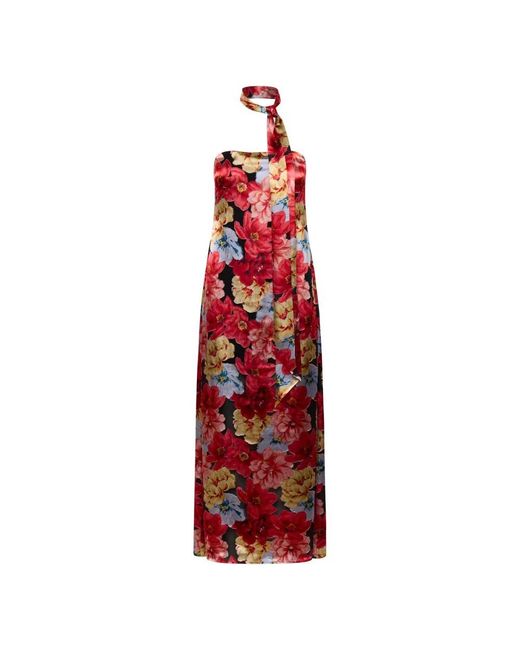 Gestuz Off-Shoulder Maxi Jurk in het Red