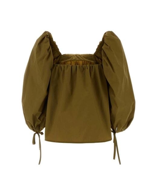 Saint Laurent Green Blouses