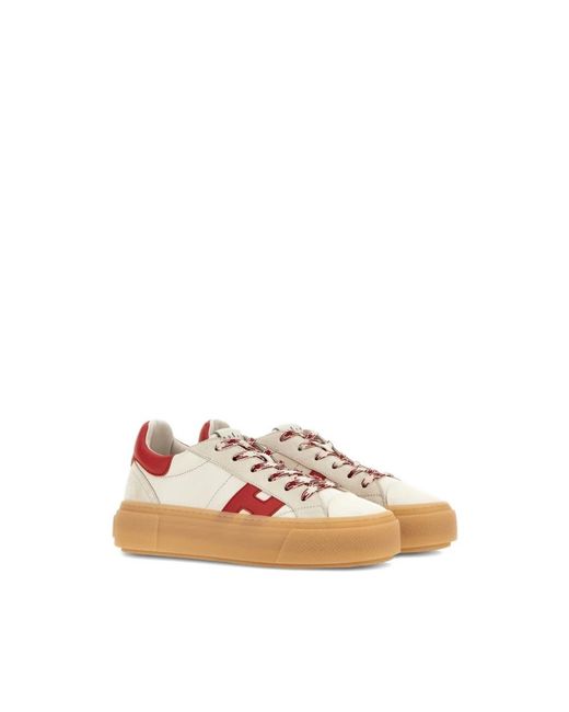 Hogan Pink Crosswind Sneakers
