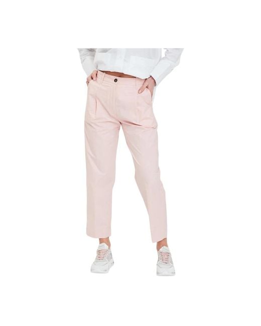 Nine:inthe:morning Pink Cropped Trousers