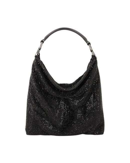 Benedetta Bruzziches Stijlvolle Bella Ciao Hobo Tas in het Black