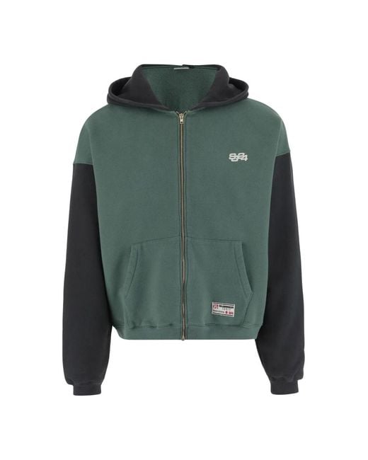 SUMMIT GAMES Cotton Hoodie With Logo in Green für Herren