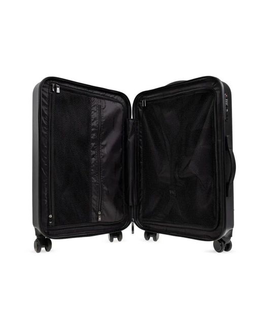 Emporio Armani Anthrazit Logo Relief Trolley in Blue für Herren
