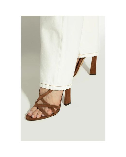 DSquared² Suède Sandalen Met Hak in het Brown