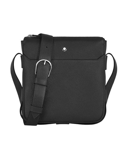 Montblanc Black Cross Body Bags for men