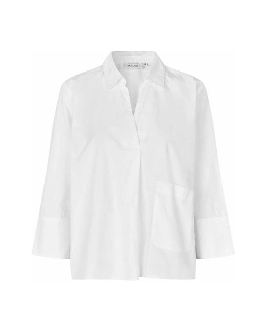 Blouses Masai de color White