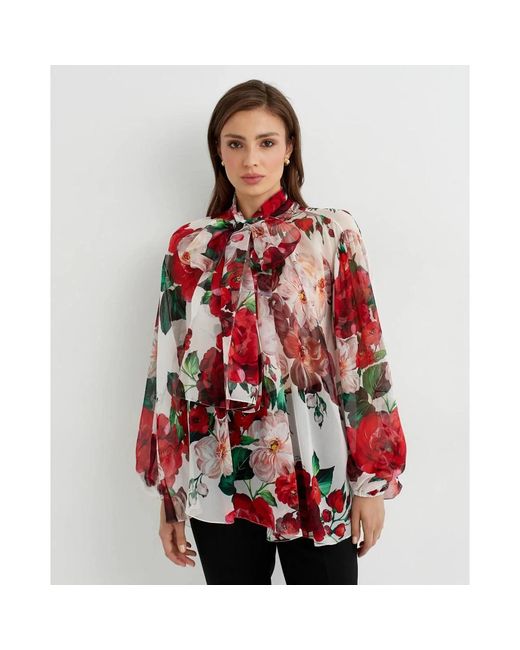 Dolce & Gabbana Red Blouses
