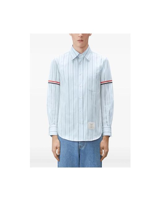 Thom Browne Blue Casual Shirts for men