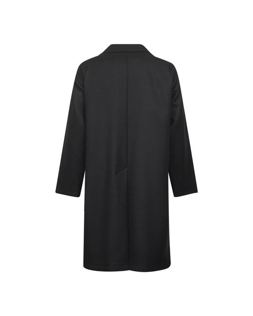 Tagliatore Black Single-Breasted Coats for men