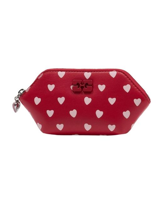Ganni Red Wallets & Cardholders