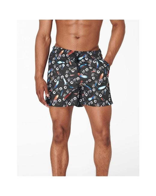 Marcelo Burlon Blue Beachwear for men
