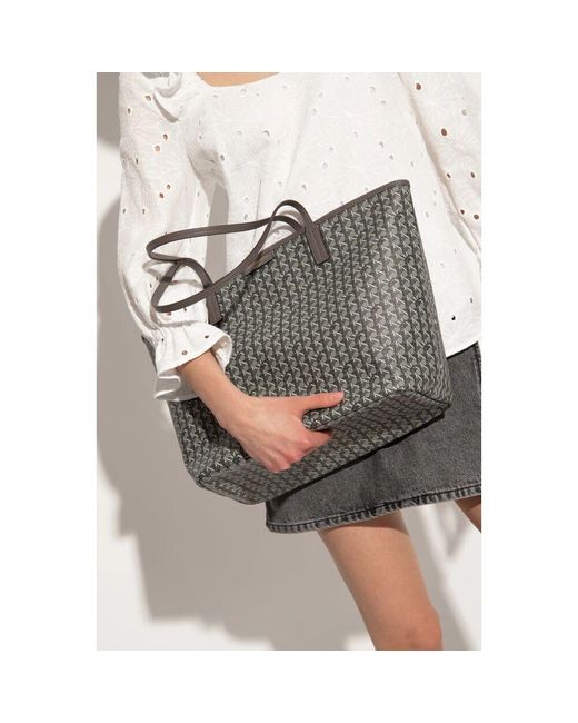Tote Bags di Tory Burch in Gray