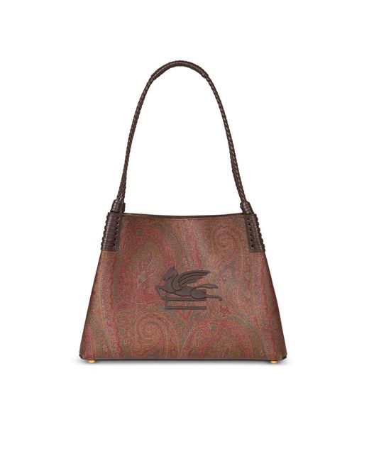 Etro Brown Shoulder Bags