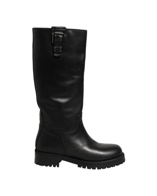 Dolce & Gabbana Black High Boots