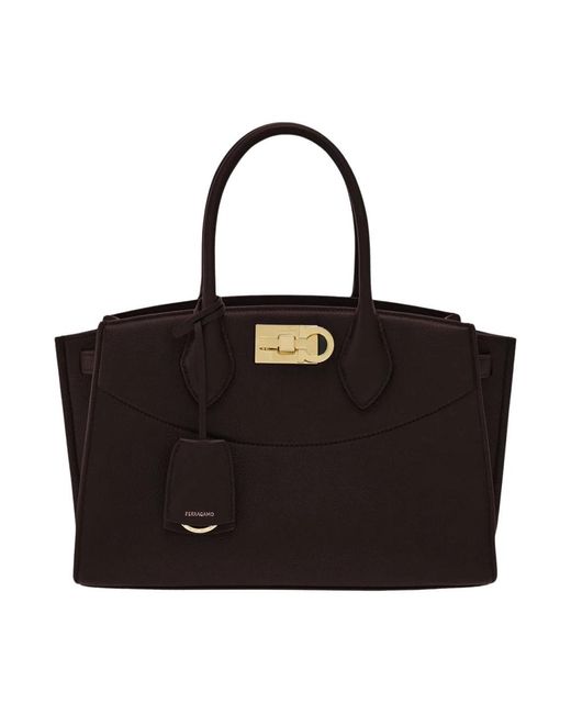Ferragamo Tote Bags in het Black