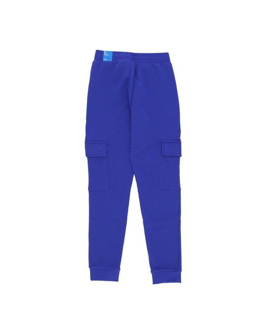 Adidas Fitness ,Blauw ,Katoen Cargo Fleece Trainingsbroek in het Blue voor heren