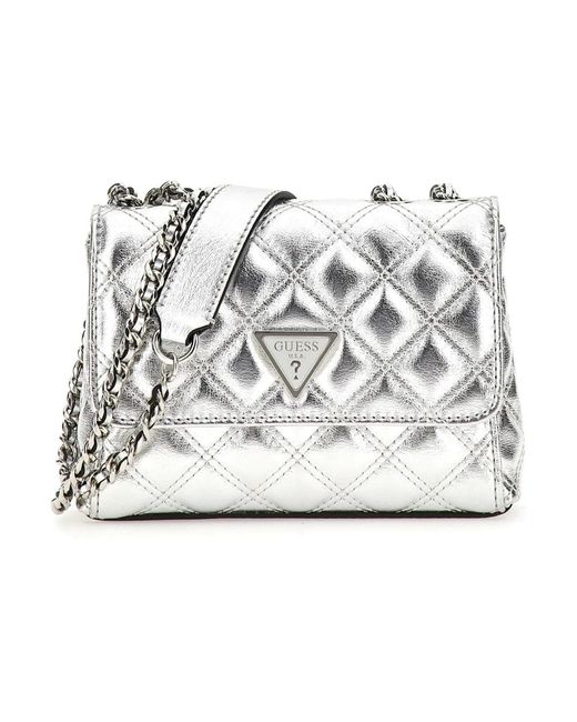 Shoulder Bags di Guess in Metallic