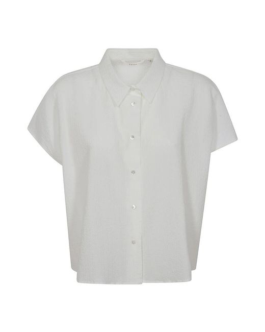 Xacus Gray Slim Fit Stretch Popeline Hemd