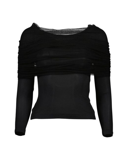 Christopher Esber Black Long Sleeve T-Shirts