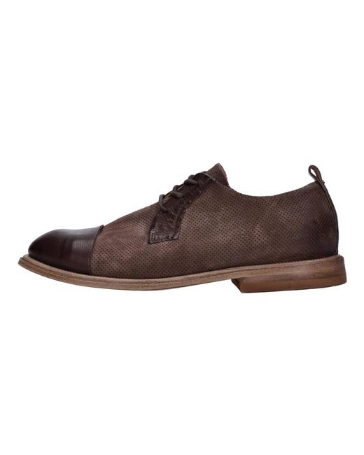 A.s.98 Brown Laced Shoes for men