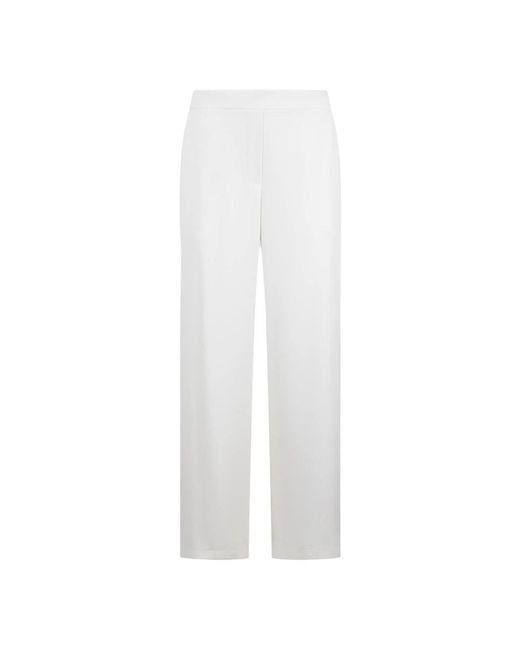 P.A.R.O.S.H. White Wide Trousers