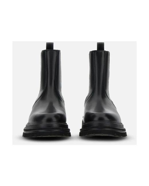 Hogan Black Chelsea Boots