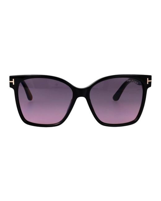 Tom Ford Iris Zonnebril in het Purple