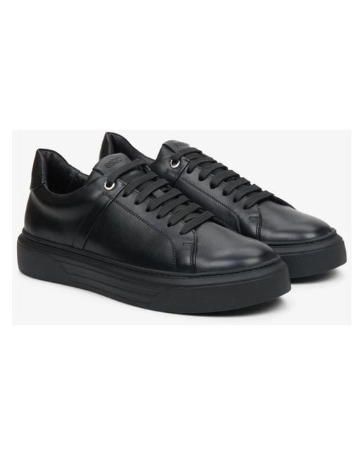 ESTRO Black Sneakers for men