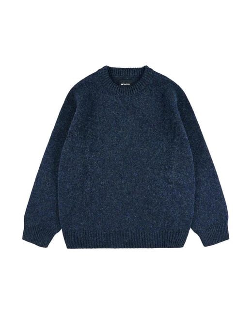 Round-Neck Knitwear Howlin' By Morrison de hombre de color Blue