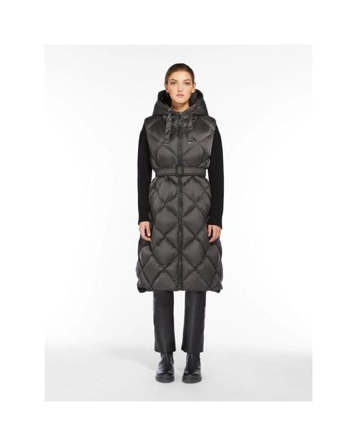 Vests Max Mara de color Black