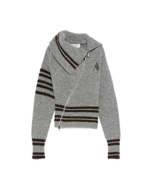 The Attico Cardigans in het Gray