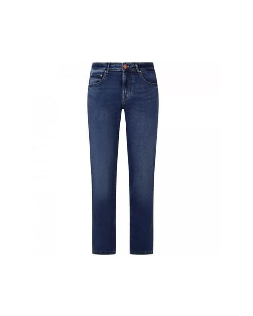 Manuel Ritz Blue Slim-Fit Jeans for men