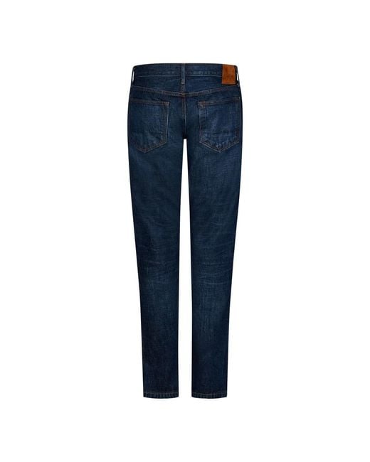 Tom Ford Blue Slim-Fit Jeans for men