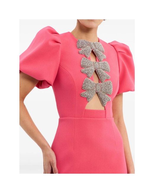 Midi Dresses Rebecca Vallance de color Pink