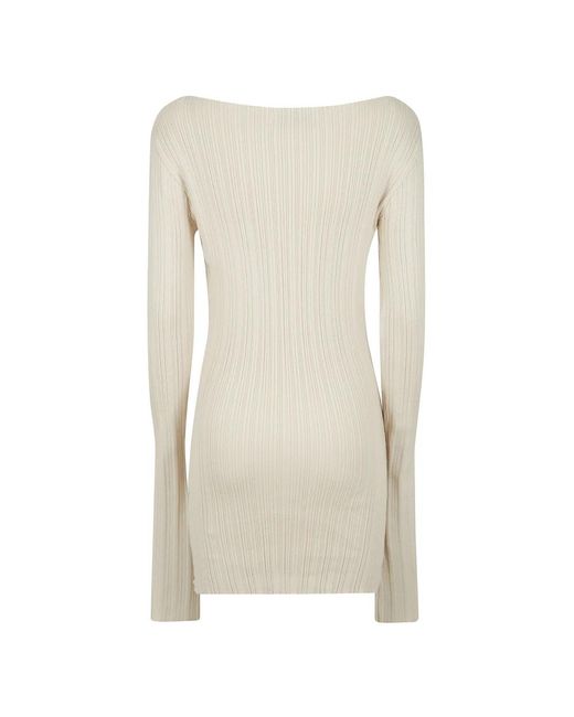 Entire studios Knitted Dresses in het Natural