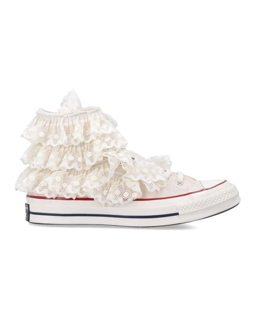 Converse Chuck 70 3-D Flourish High Tops in het White