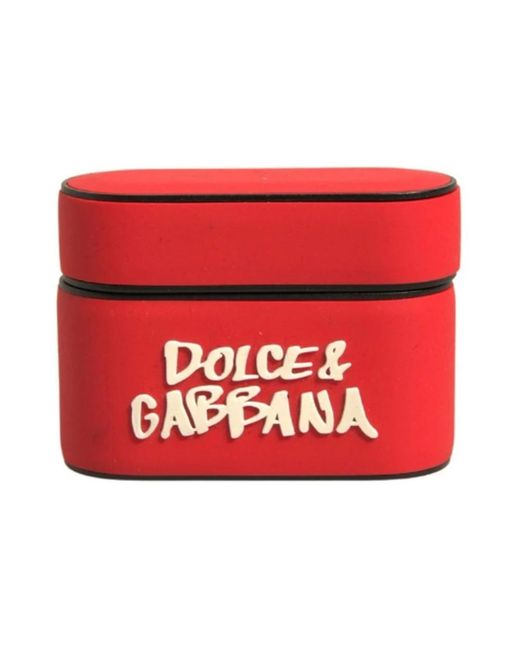 Dolce & Gabbana Red Headphones for men