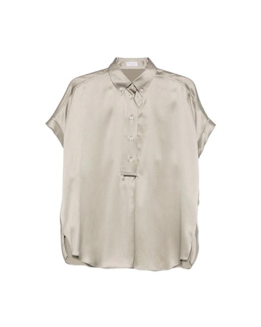 Brunello Cucinelli Natural Shirts