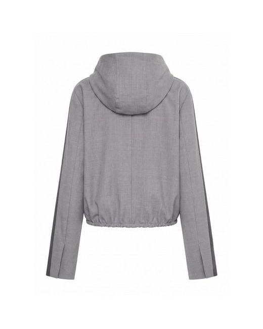 Sportmax Lepre Bomber in het Gray