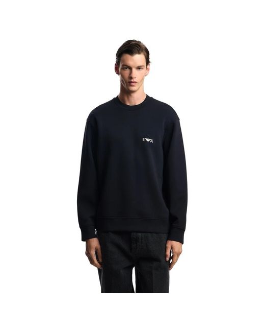 Emporio Armani Black Sweatshirts for men