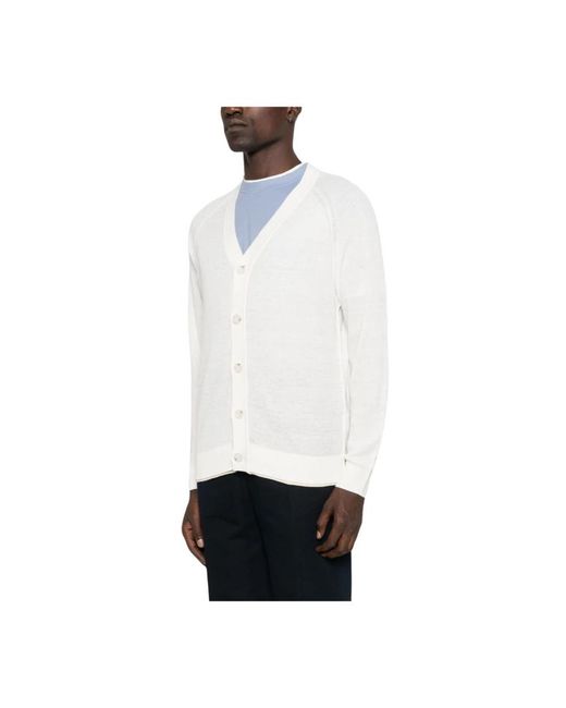 Cardigans Paolo Pecora de hombre de color White