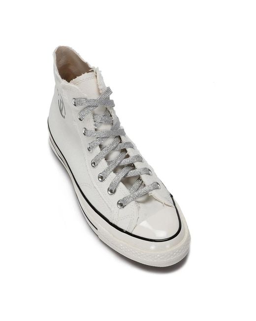 Converse Weiße Leinwand Sneakers Chuck 70 in White für Herren