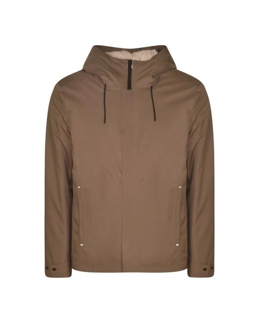 Woolrich Brown Light Jackets for men