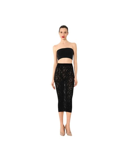 Wolford Black Pencil Skirts