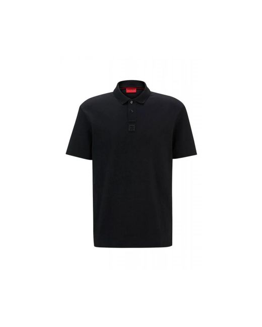 HUGO Tops ,Zwart ,Katoen Deabono D Polo in het Black voor heren