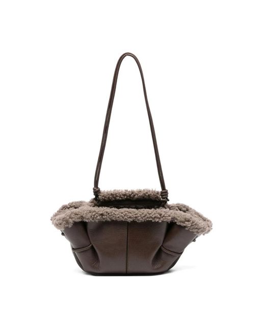 Hereu Brown Shoulder Bags