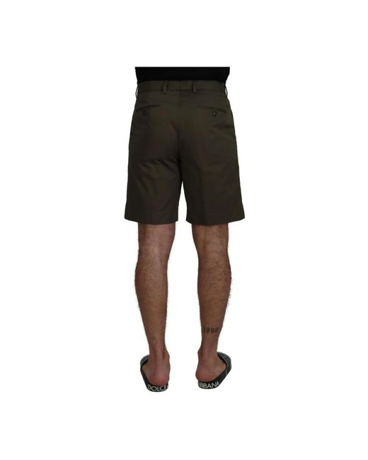Dolce & Gabbana Black Casual Shorts for men
