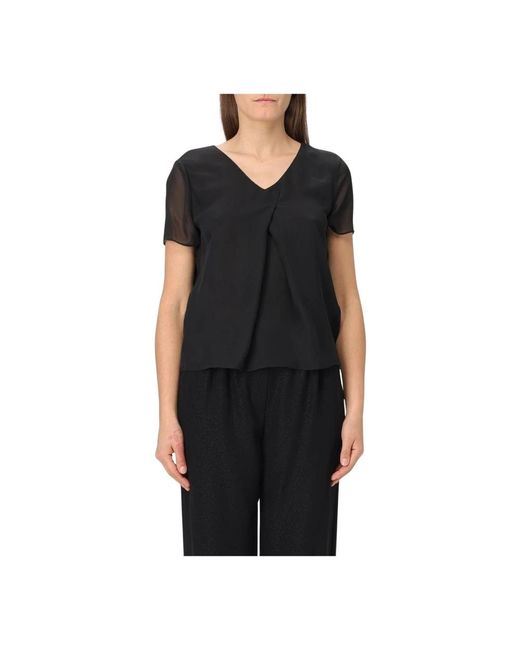 Emporio Armani Black Blouses